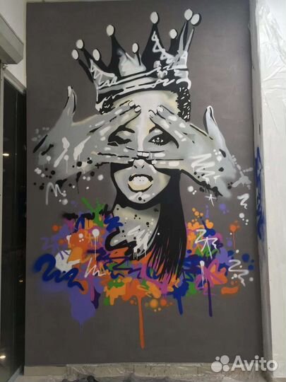 Граффити оформление, художественная роспись стен