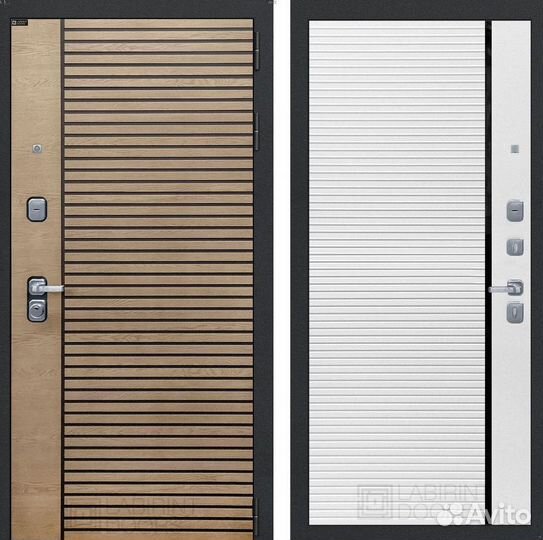 Дверь входная Коричневая шумо-изоляционная