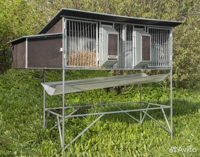 Крольчатник с маточником