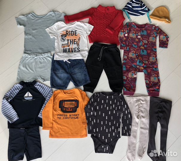 Пакет детских вещей zara next hm