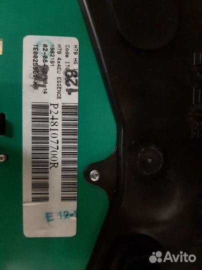 Щиток приборов Renault Duster