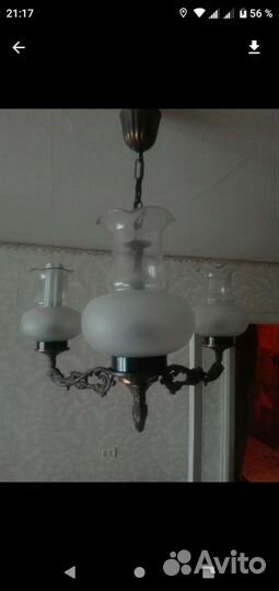 Люстра потолочная бу