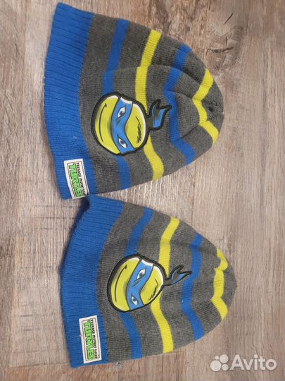 Шапки детские демисезонные на 4-5 лет