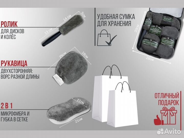 Набор для детейлинг мойки авто