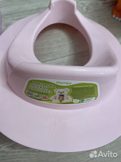 Накладка на унитаз и подставка