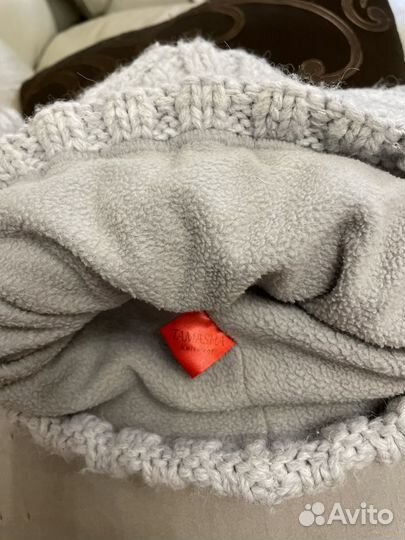 Шапка и снуд женский, подростковый