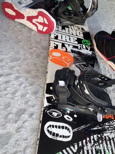 Сноуборд 154 рокер комплект firefly