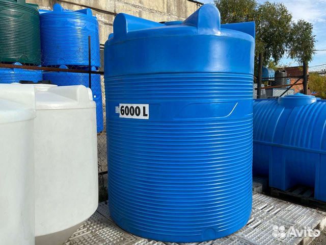 Ёмкость под воду от 1000л. из пластика
