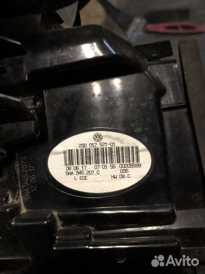 Фонарь задний левый Volkswagen Tiguan 2 2016