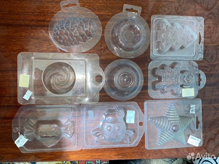 Формочки для мыла и бомбочек