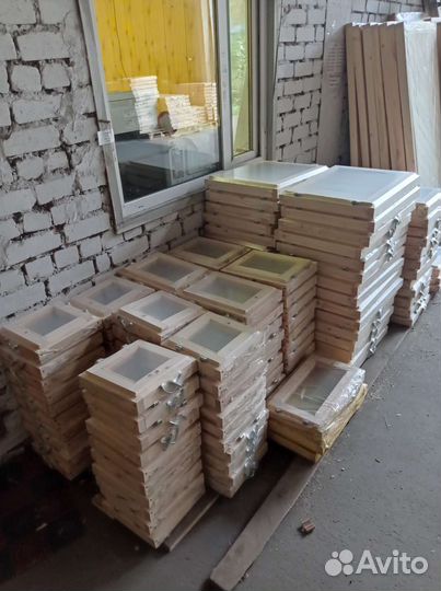 Деревянные окна для бани