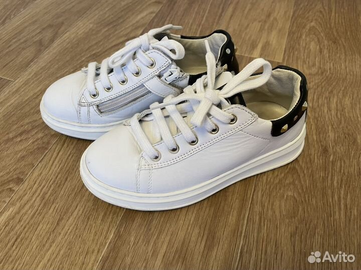 Кеды кожаные Naturino