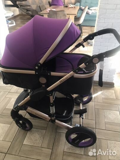 Коляска 3 в 1 Wisesonle