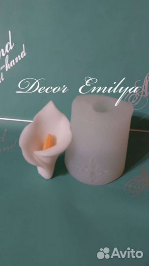 Силиконовые формы для шоколада Калла Тюльпан Роза