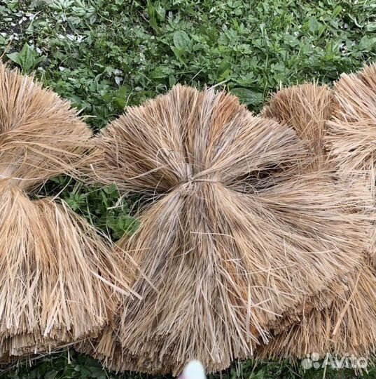 3 кг чесаное лыко(цветное)