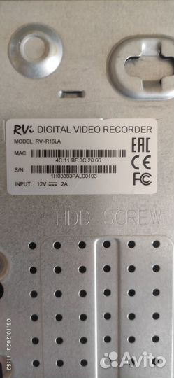 Видеорегистратор CVI RVi-R16LA-C V.2 (16-ти к.)