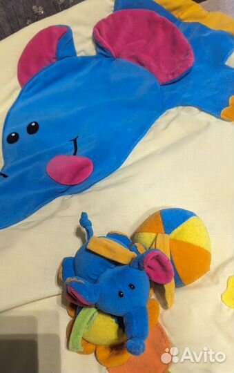 Горка + стульчик для купания + развивающий коврик