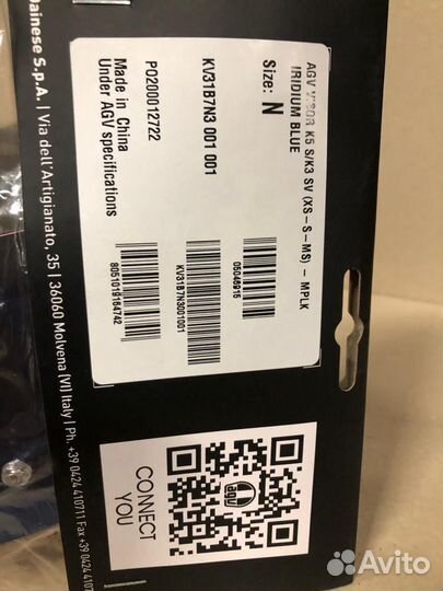 Визор K5 S/K3 SV Iridium Blue XS-S-MS