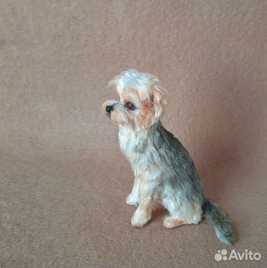 Йоркширский терьер реалистичная фигурка миниатюра