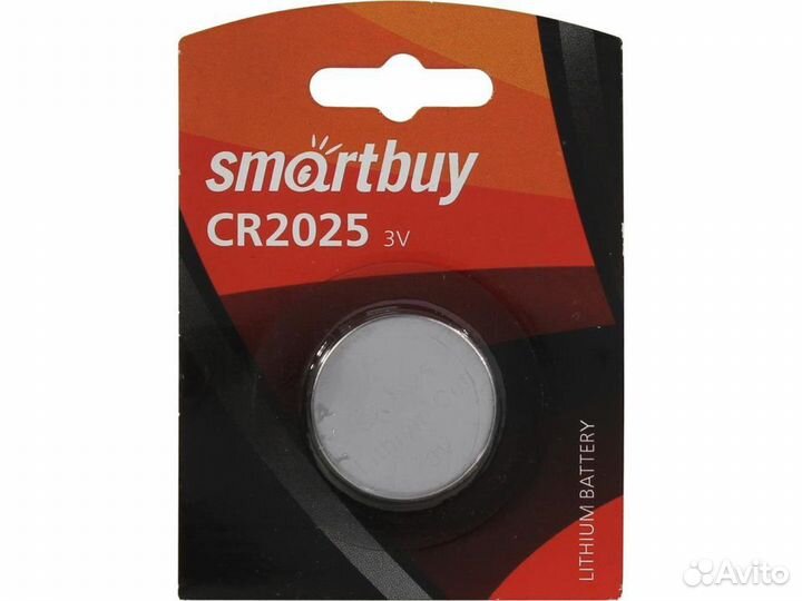 Батарейка Smartbuy Lithium (CR2025) 1 шт