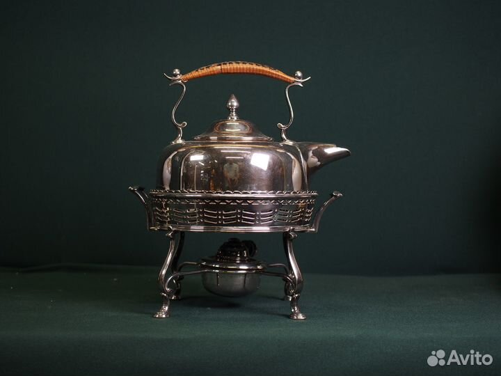 Антикварный чайник-бульотка. Англия