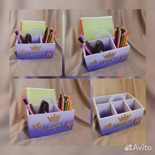 Именные карандашницы