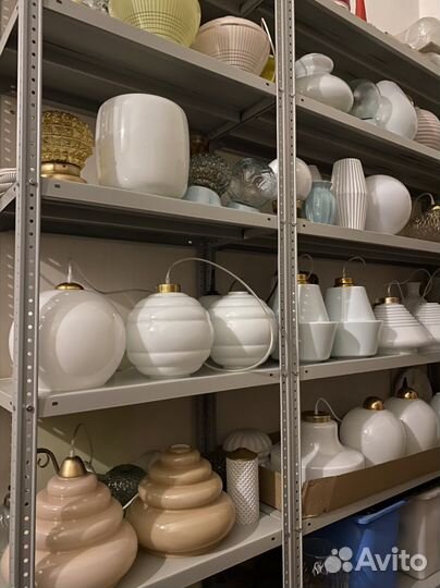 Светильники ретро стекло гдр люстра