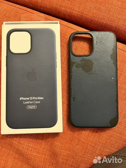 Чехол Apple iPhone 12 Pro Max Leather MagSafe