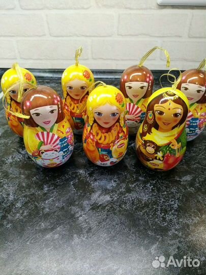 Металлические новые Матрёшки