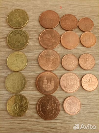 Мелкие монеты Европы