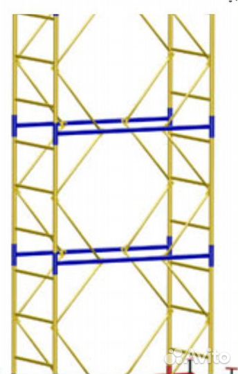 Леса строительные рамные бу