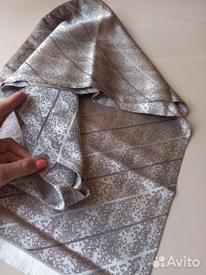 Мужской брендовый шарф шёлк