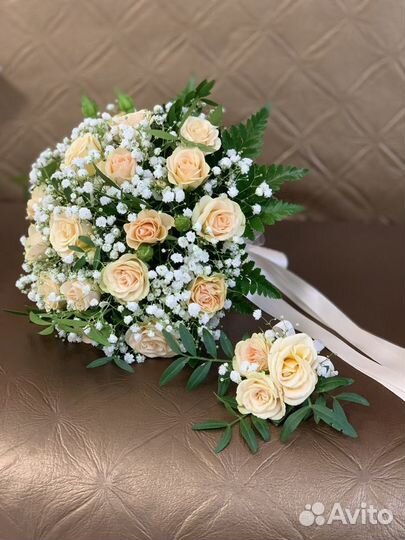 Свадебный букет невесты дублёр