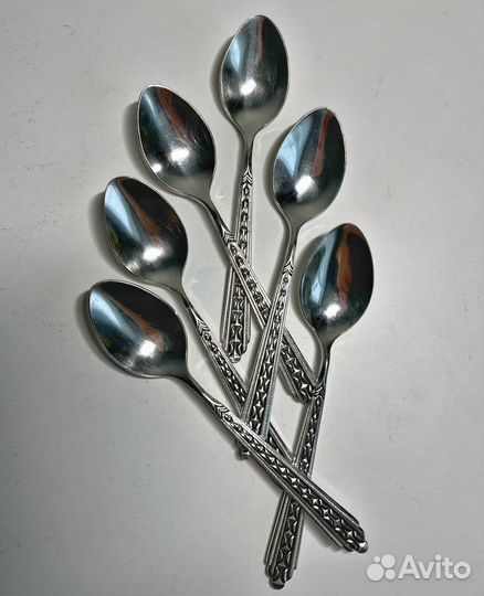 Ложки чайные мельхиор СССР винтаж