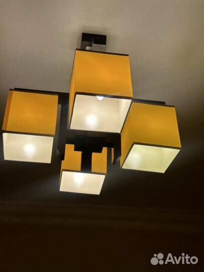 Люстра потолочная бу