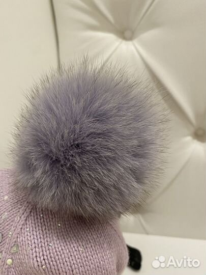 Шапка детская для девочки б/у