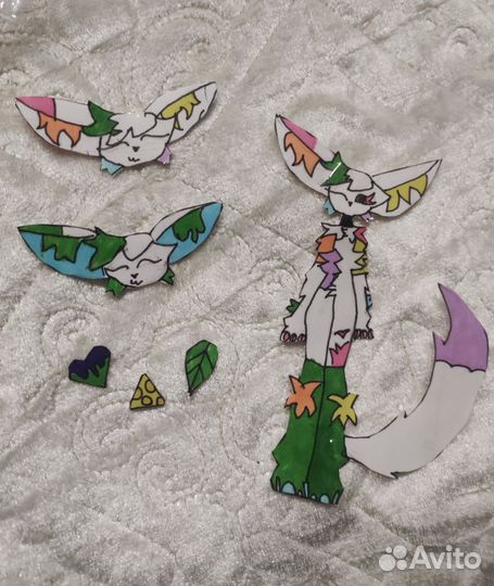 Наклейки Фури