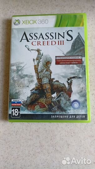 Диск assassin's creed 3 Xbox 360