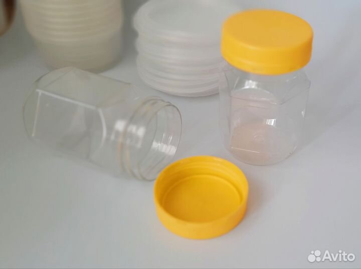 Банка пластиковая новая, ёмкость для специй