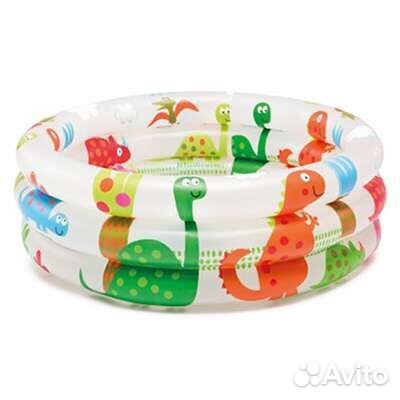 Intex Бассейн детский круглый d61х22см,от1 до3лет