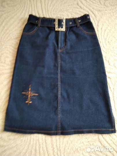 Юбка джинсовая