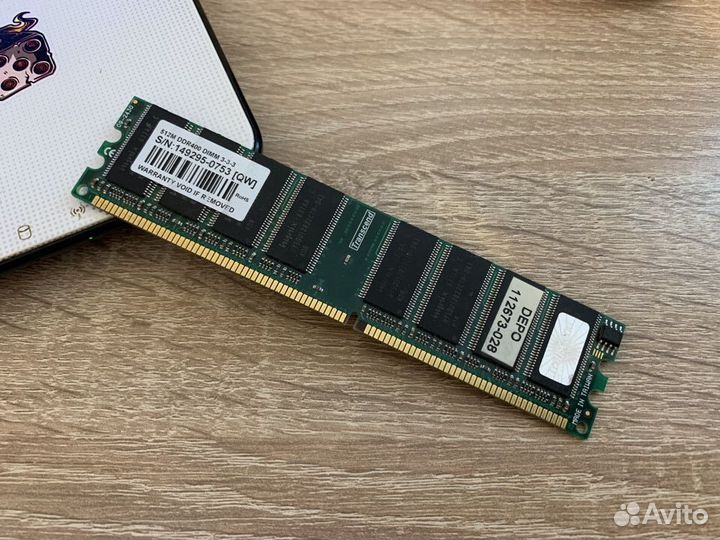 Оперативная память 512MB DDR 400MHz