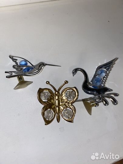 Декор на присосках кристаллы Сваровски