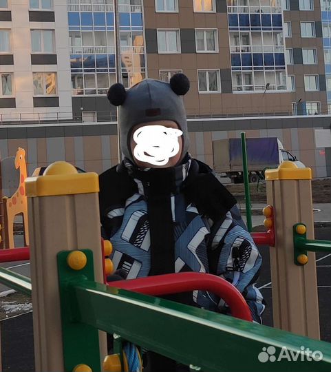 Шапка шлем Beezy, демисезон, размер 2