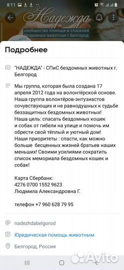 Собака в добрые руки