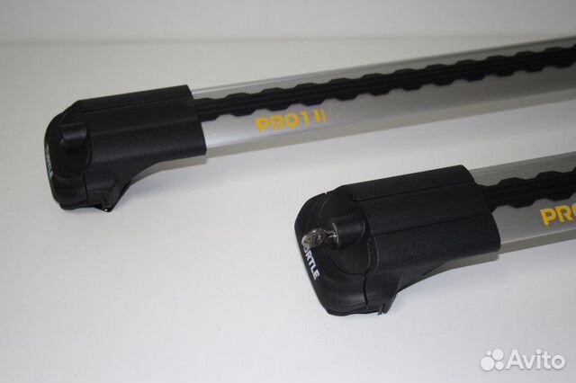 Багажник на рейлинги turtle AIR-1 Silver 106sm