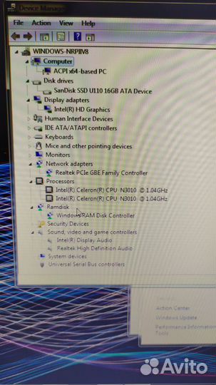 Мини пк Lenovo ThinkCentre M600