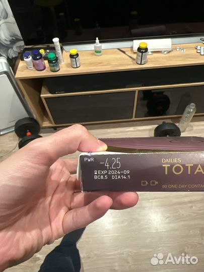 Линзы контактные однодневные alcon -4.25