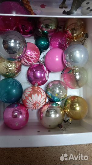 Елочные игрушки СССР в ассортименте