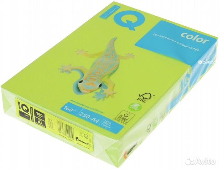 Цветная бумага iq для принтера А4